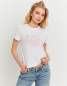 Printed T-Shirt | White