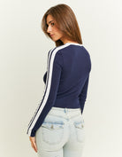 Varsity Style T-Shirt | Navy