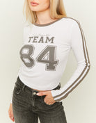 Varsity Style T-Shirt | White