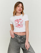 T-shirt with Print | White