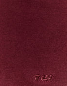 Polo Neck T-Shirt With Long Sleeves | Bordeau