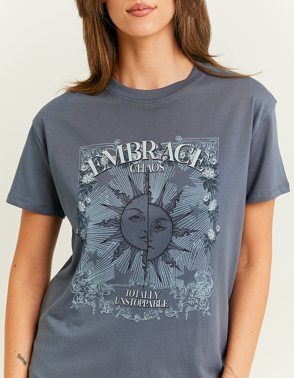 T-shirt with Print | Blue