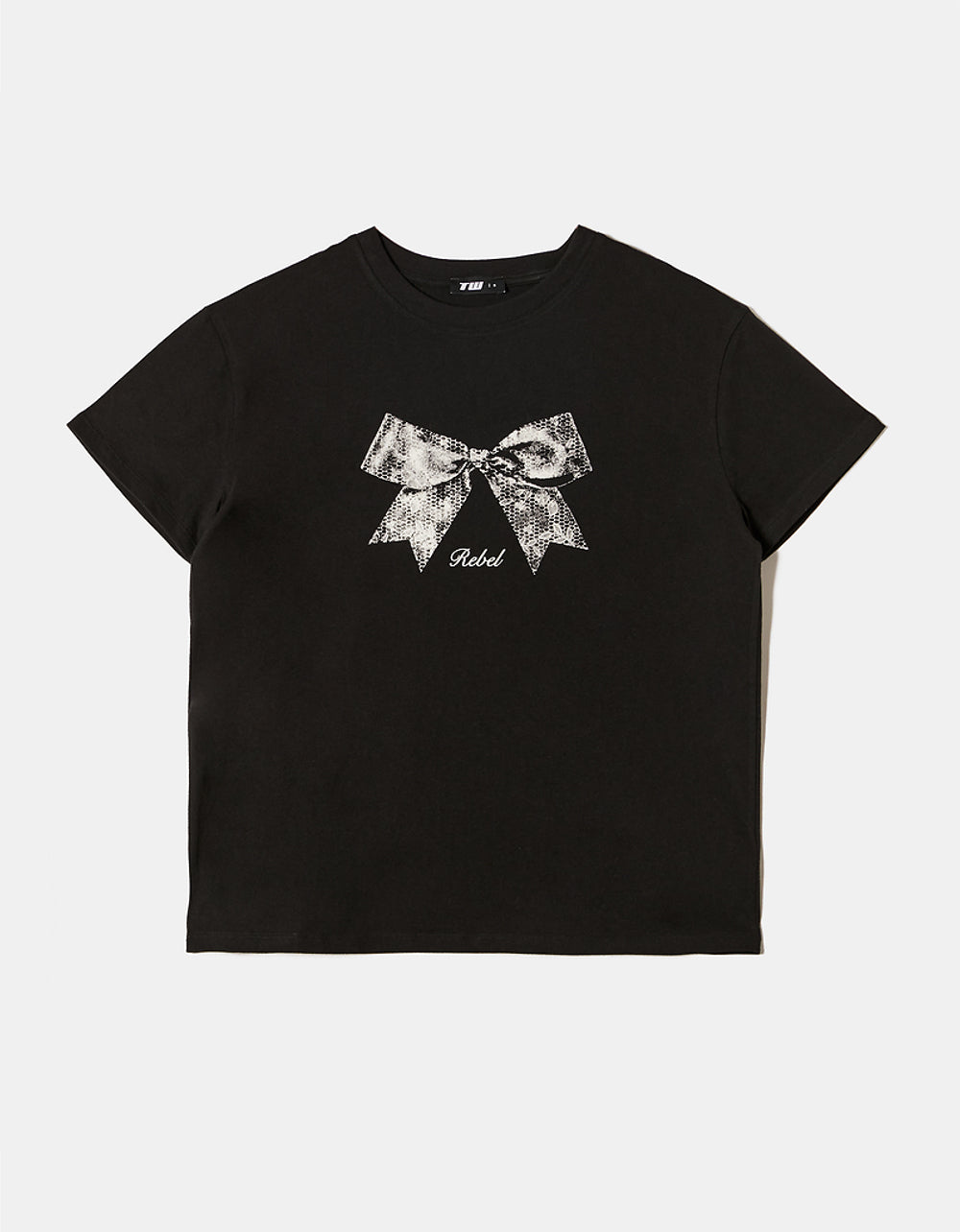 Loose Printed T-shirt | Black