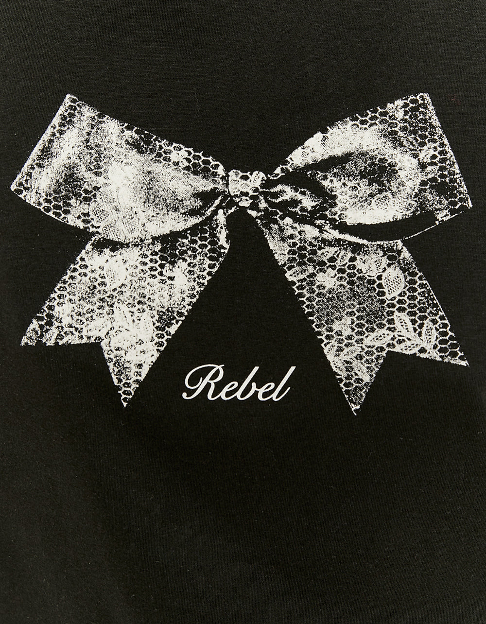 Loose Printed T-shirt | Black