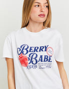 Printed Oversize T-shirt | White
