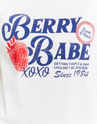 Printed Oversize T-shirt | White