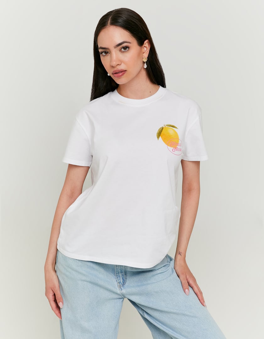 T.Shirt with Print | Off White