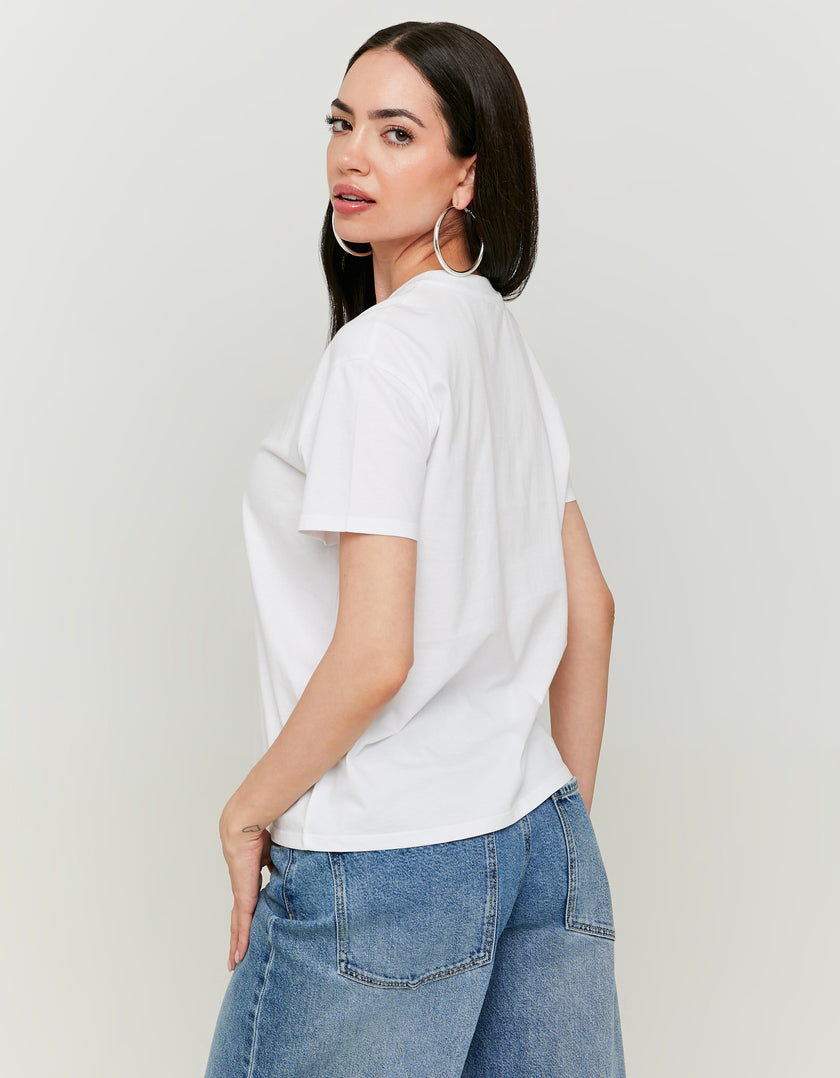 Printed T-shirt | White
