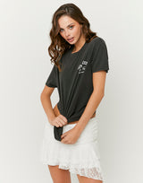 Printed T-Shirt | Grey