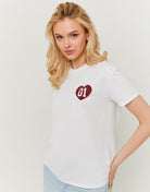 Printed T-Shirt | White