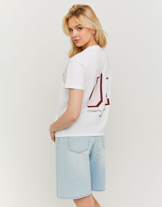 Printed T-Shirt | White