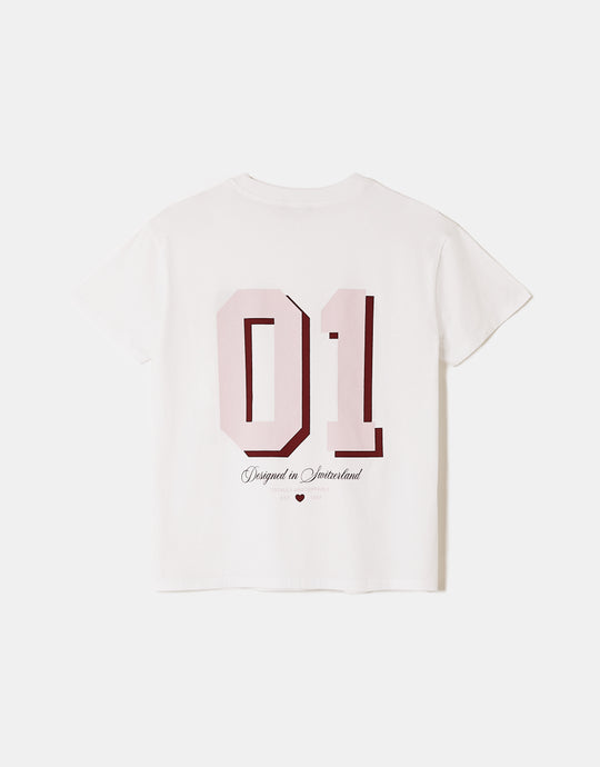 Printed T-Shirt | White