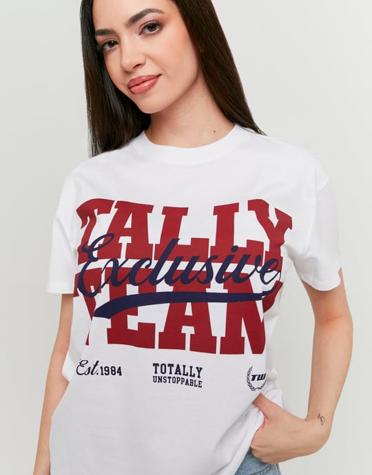 Printed T-Shirt | White