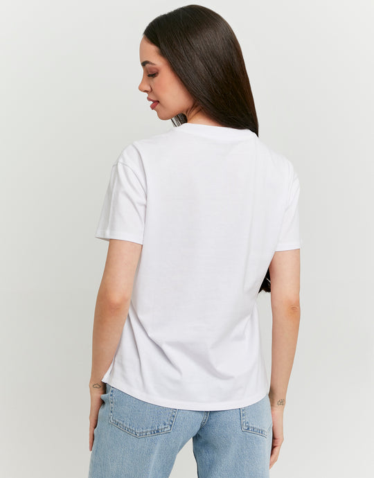 Printed T-Shirt | White