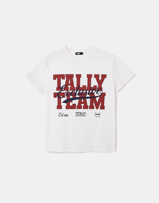 Printed T-Shirt | White