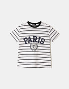 Printed T-Shirt | White-Black