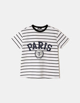 Printed T-Shirt | White-Black