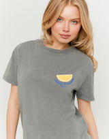 Printed T-shirt | Grey