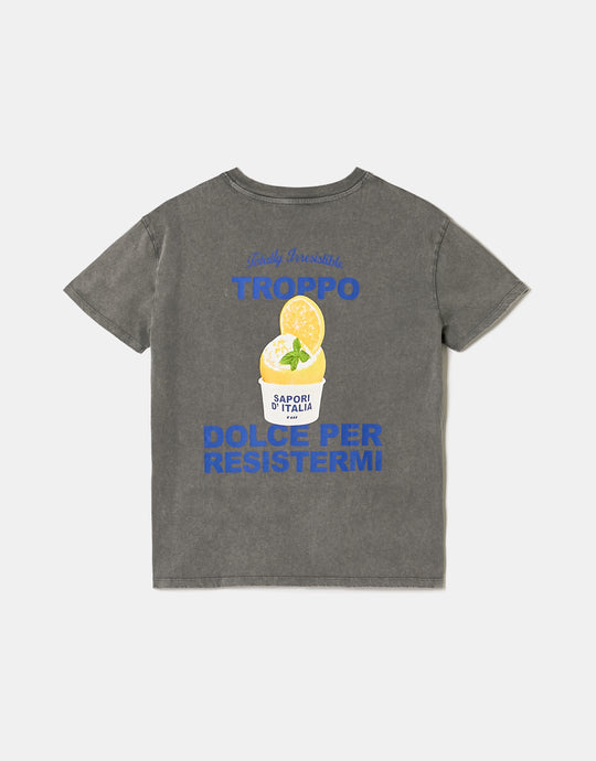 Printed T-shirt | Grey