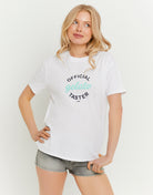 Printed T-shirt | White
