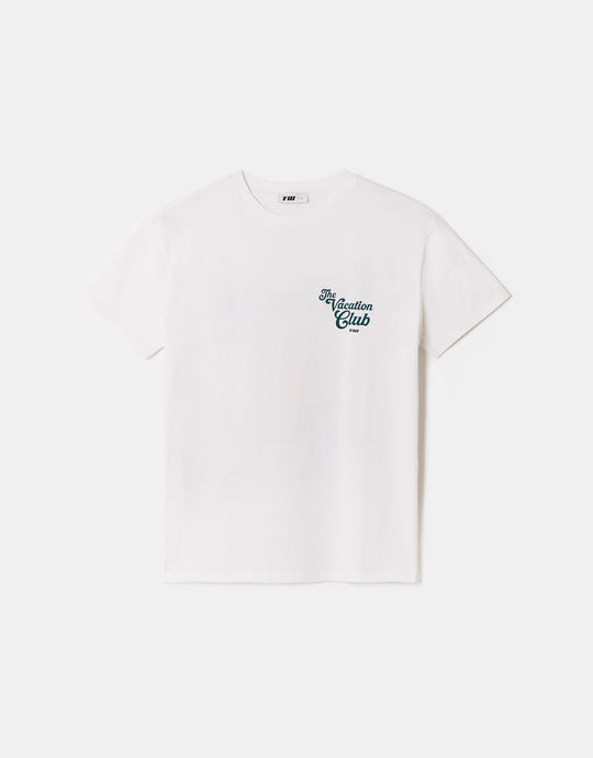 Printed T-shirt | White