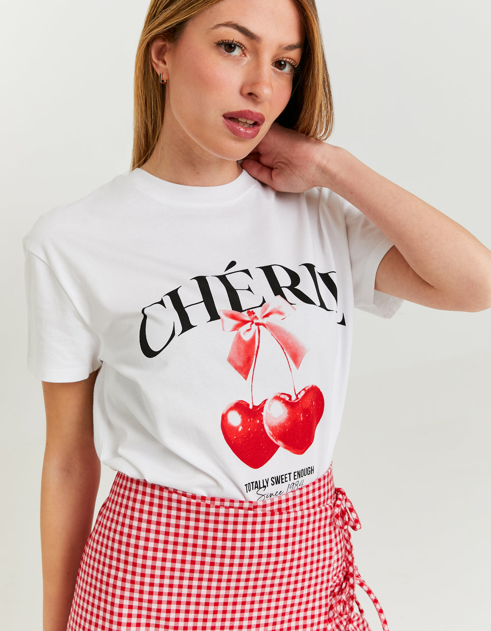 Printed Oversize T-shirt | White