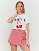 Printed Oversize T-shirt | White
