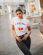 Printed Oversize T-shirt | White
