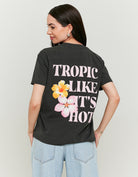 T.Shirt with Print | Heather Grey
