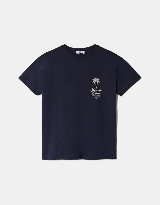 Printed T-shirt | Navy