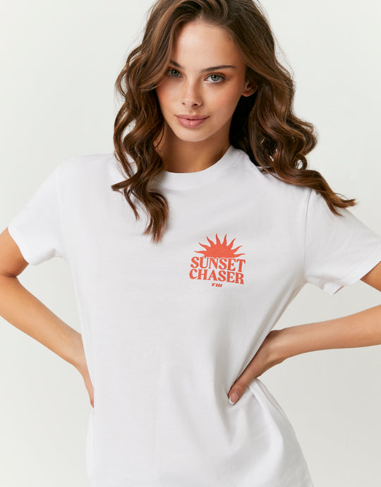 Printed T-shirt | White