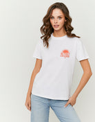 Printed T-shirt | White