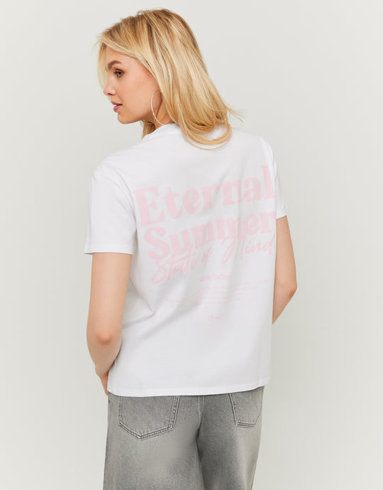 Printed T-shirt | White