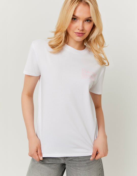 Printed T-shirt | White