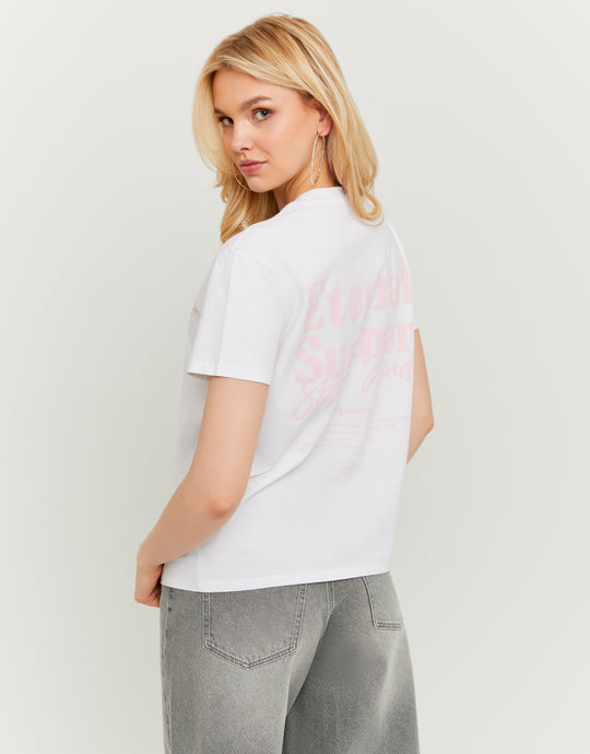 Printed T-shirt | White