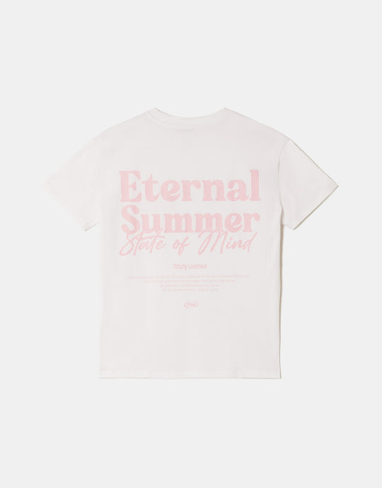 Printed T-shirt | White