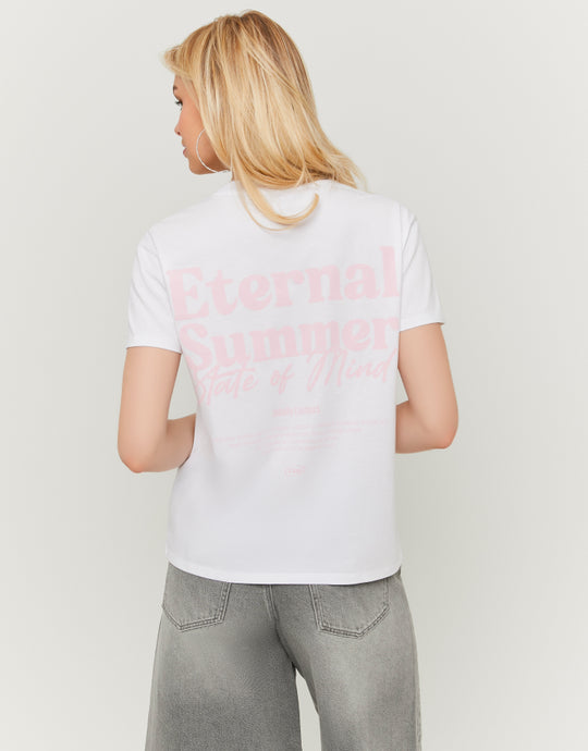 Printed T-shirt | White