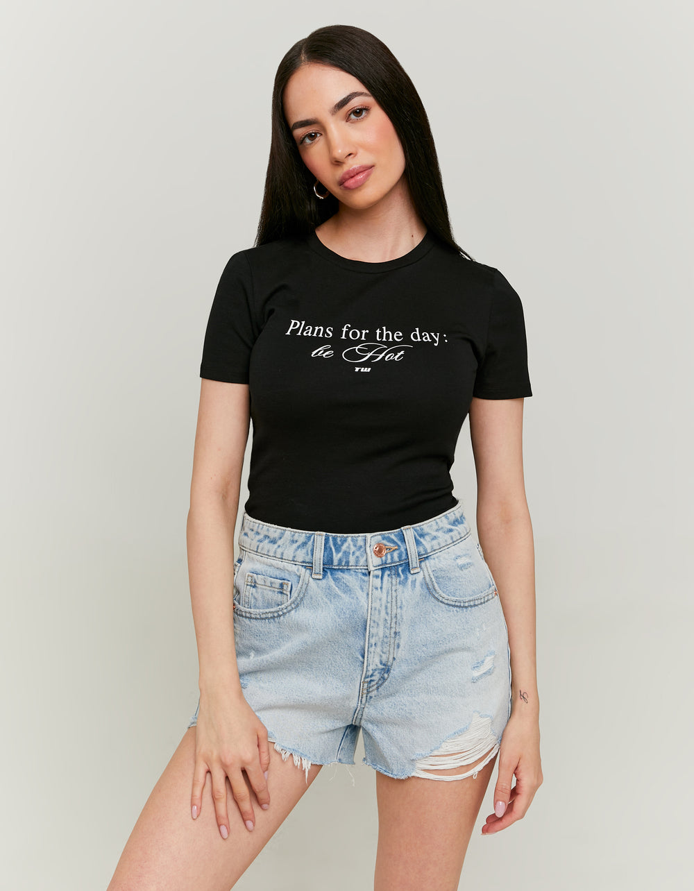 T-shirt with Print | Black