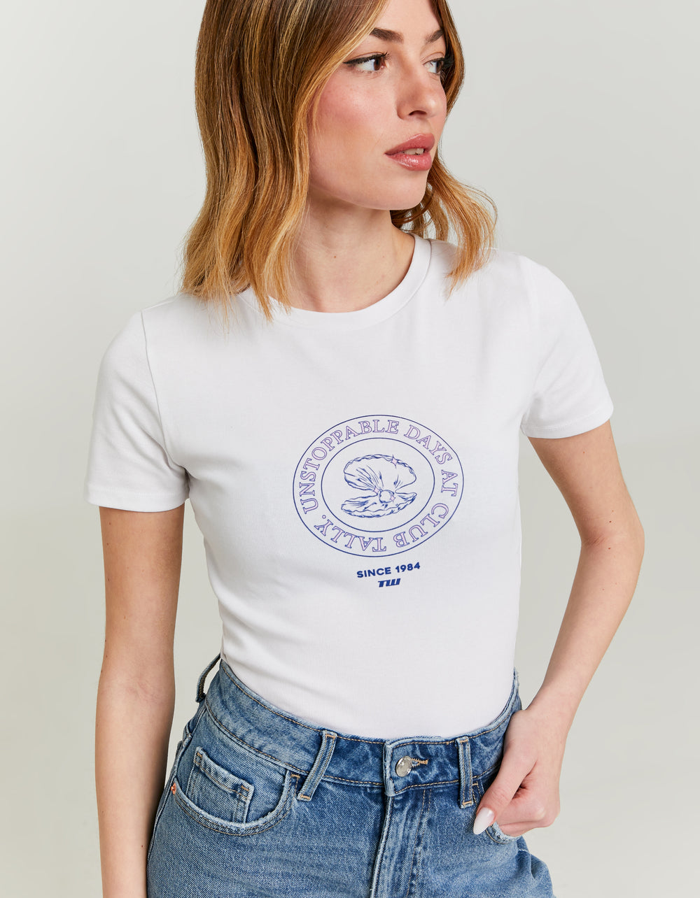T-shirt with Print | White