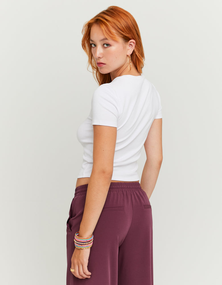 Printed T-shirt | White