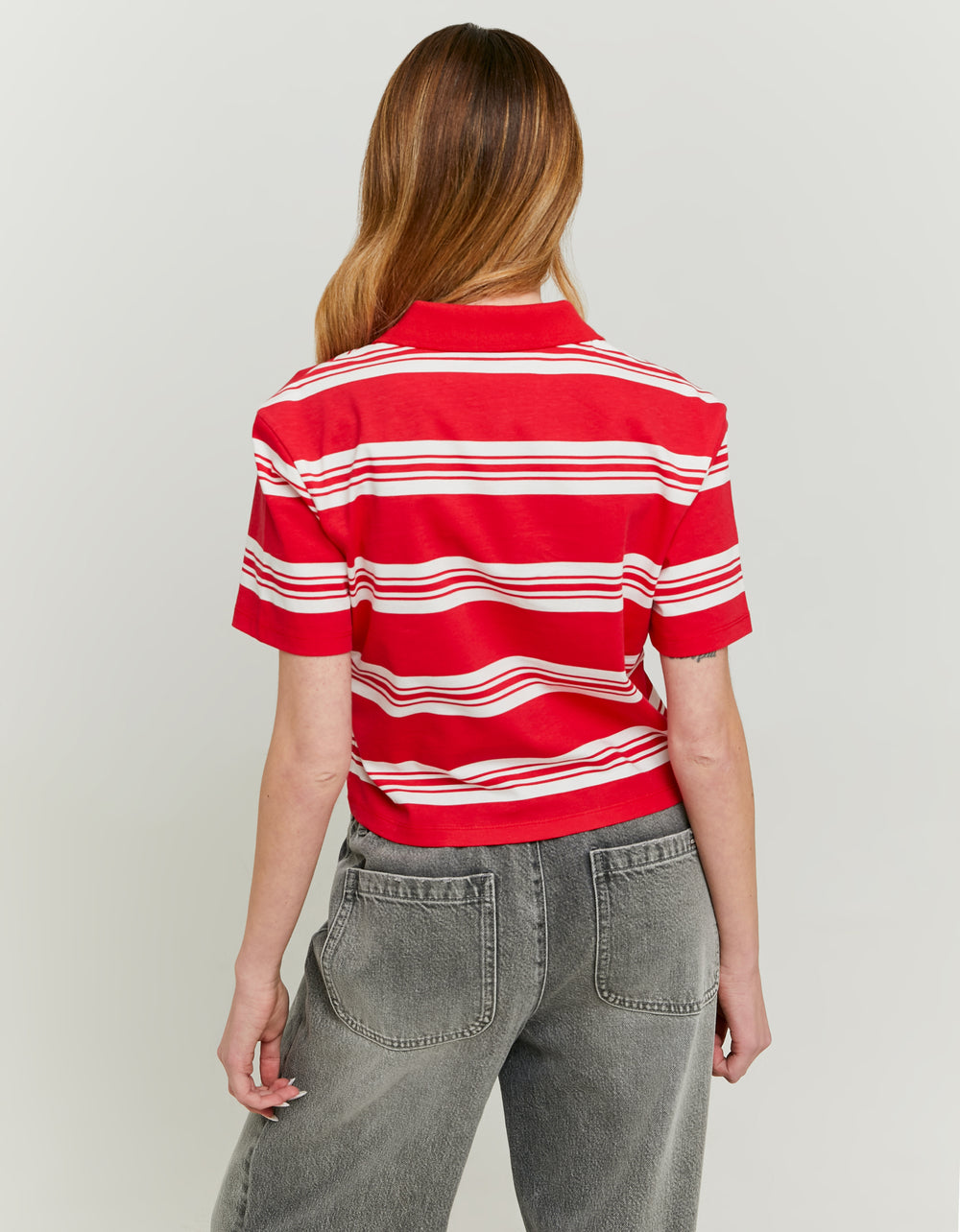 Polo T-shirt | Red-White