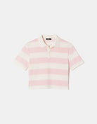 Polo T-shirt | White-Pink