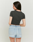 Knotted T-shirt | Dark Grey