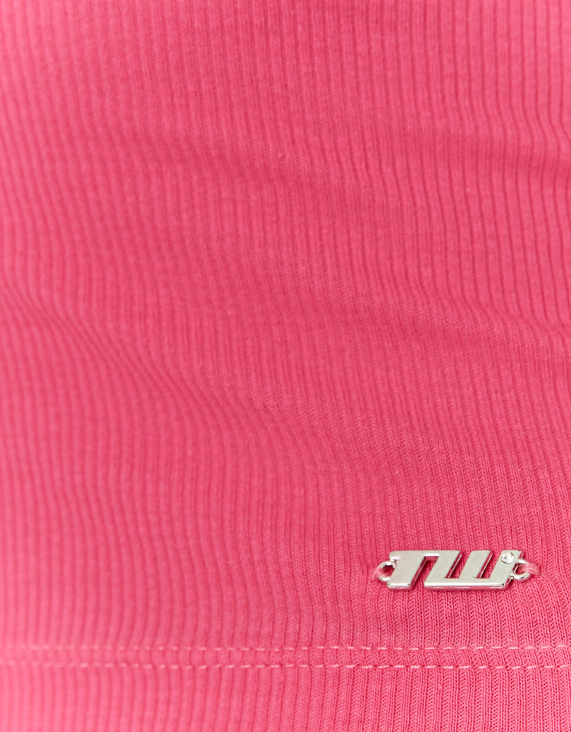 Printed Tank Top | Fushia