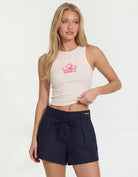 Printed Tank Top | Pink