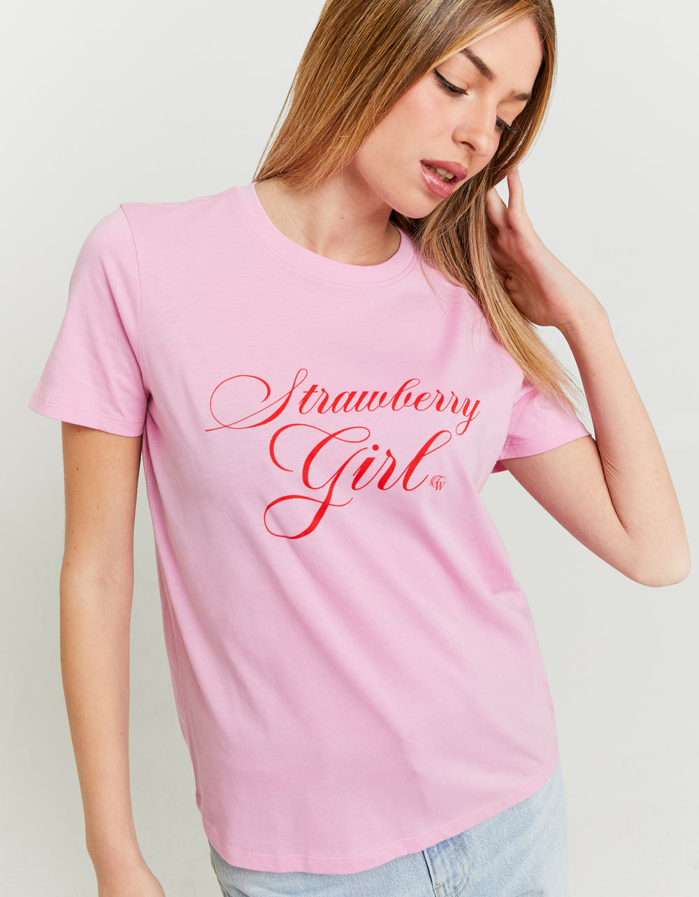 T-shirt with Print | Pink