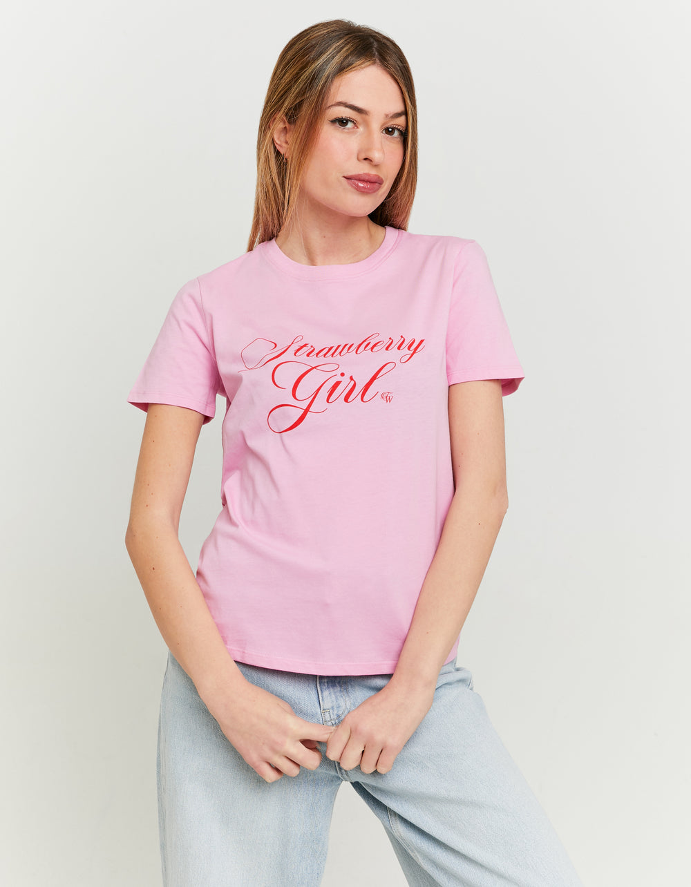 T-shirt with Print | Pink