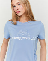 T-shirt with Print | Blue