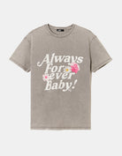 T-shirt with Print | Dark Grey