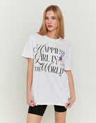 T-shirt with Print | White
